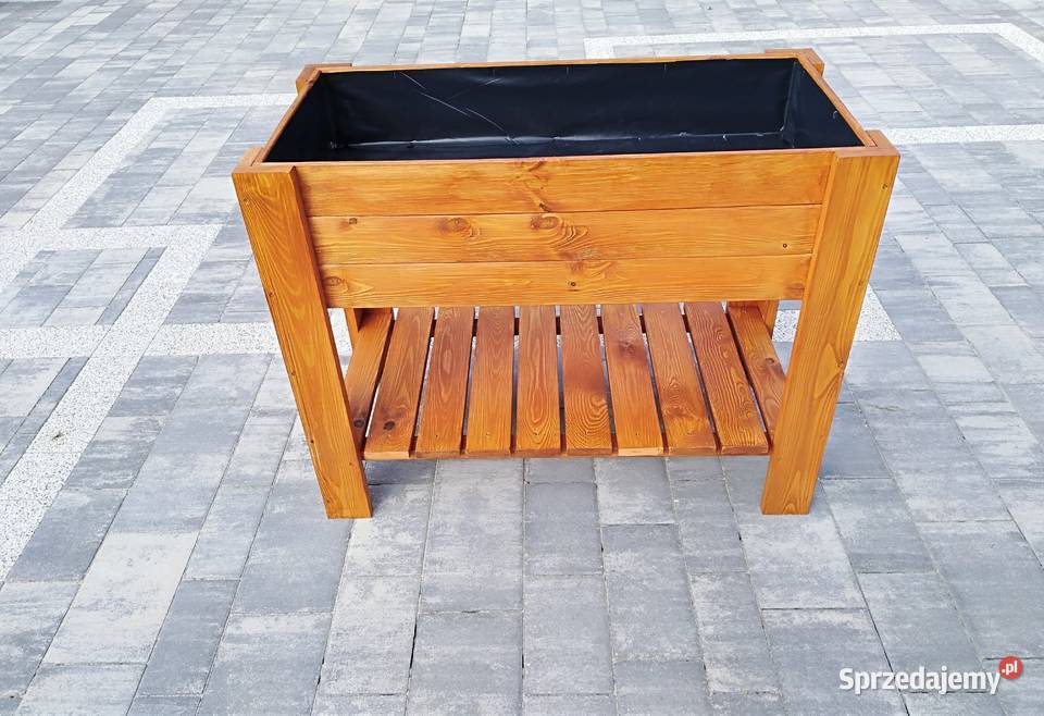 Donica ogrodowa drewniana na wymiar opolskie Stare Siołkowice