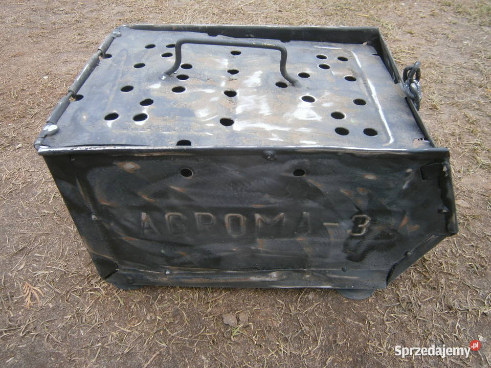 stary metalowy pojemnik retroloft Siedlce sprzedam