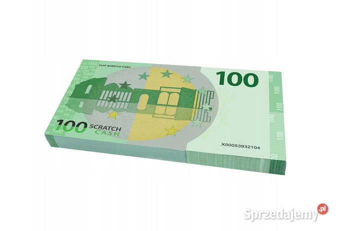 Banknoty euro do zabawy Scratch Cash lubelskie Zamość