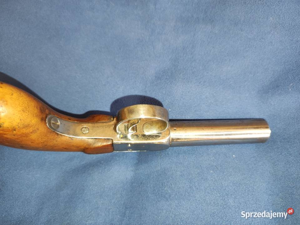 Pistolet mały kapiszon czarnoprochowy XIXw Militaria