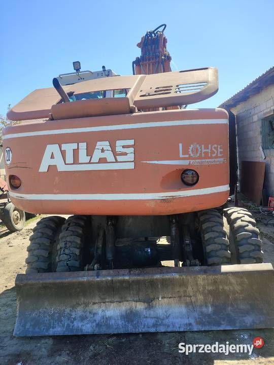 Atlas 1304 koparka kołowa 7768mth Kabina Mniszków sprzedam