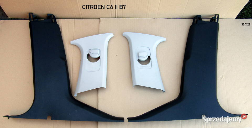 OSŁONA SŁUPKA ŚRODKOWEGO LEWA PRAWA CITROEN C4 Mysłaków sprzedam