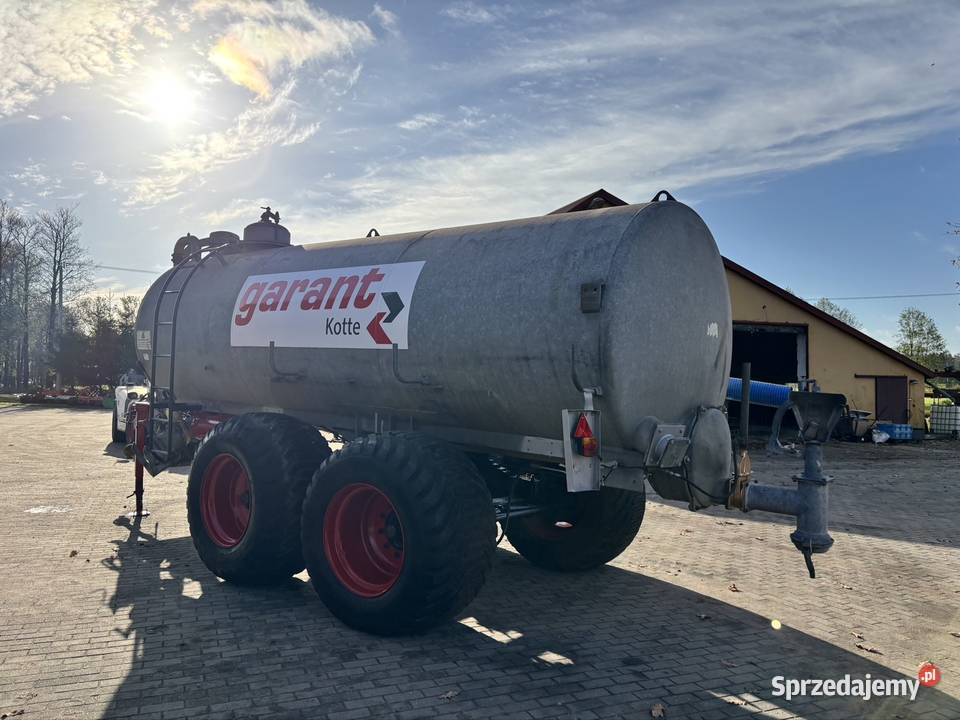 Beczkowóz 14000 litrów Kotte Garant beczka Beczkowozy