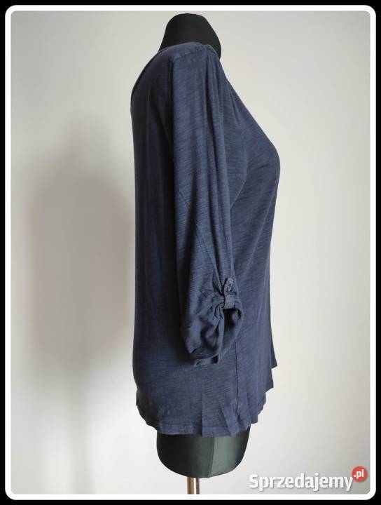 GAP granatowa bluzka oversize 38 M podwijane Płock