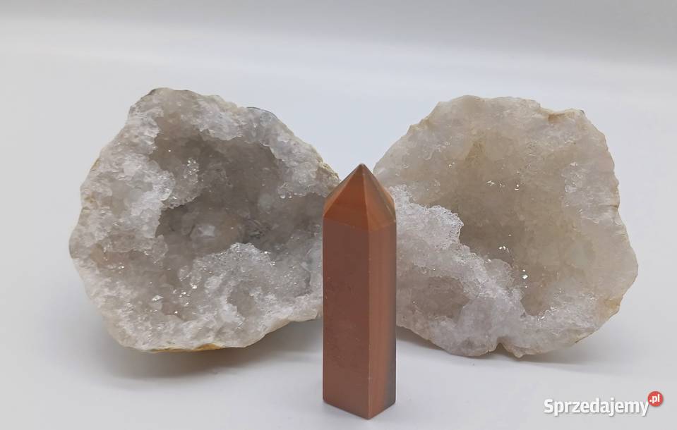 Kolekcjonerski naturalny jaspis obelisk stożek Olsztyn