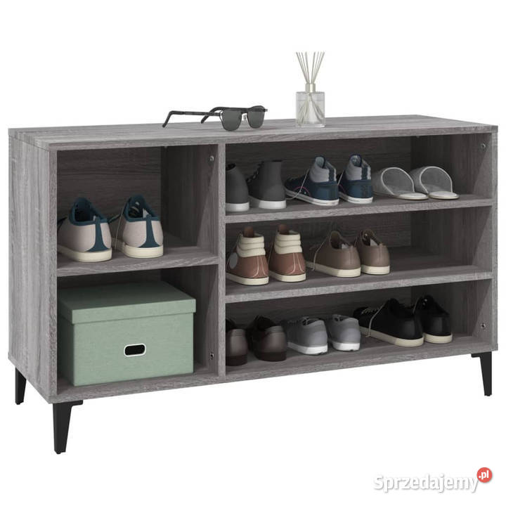 Szafka na buty szary dąb sonoma 102x36x60 Warszawa