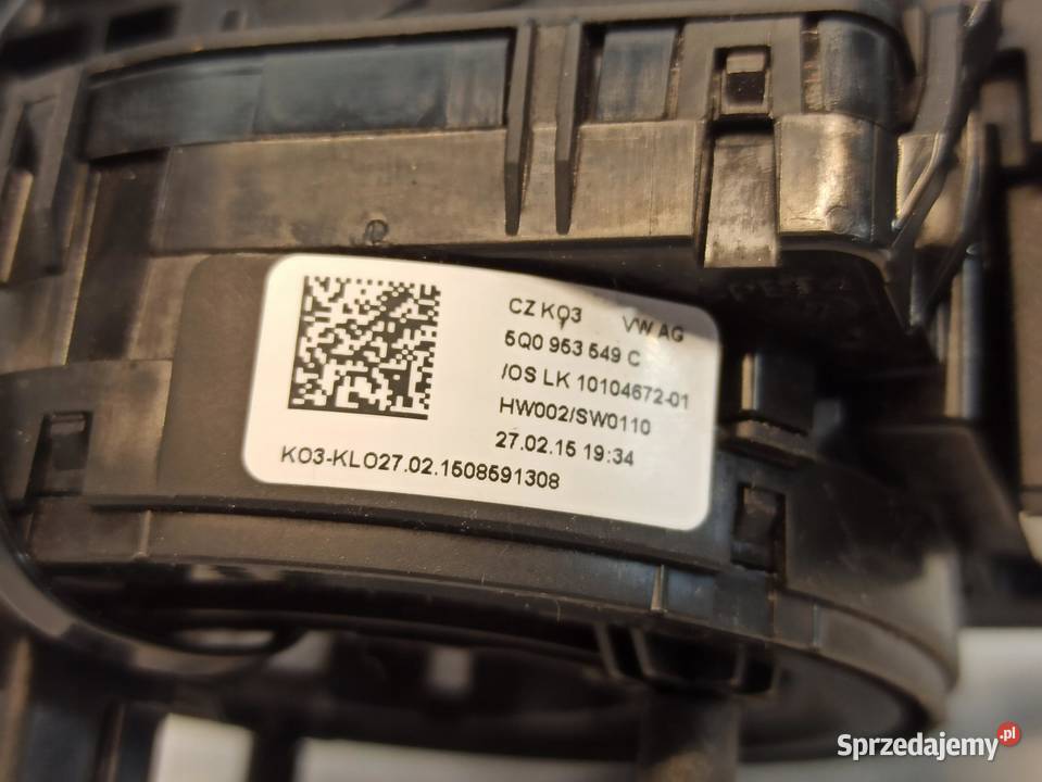 MANETKI PRZEŁĄCZNIK ZESPOLONY A3 8V 8V0953521CB Panele sterowania, przełączniki