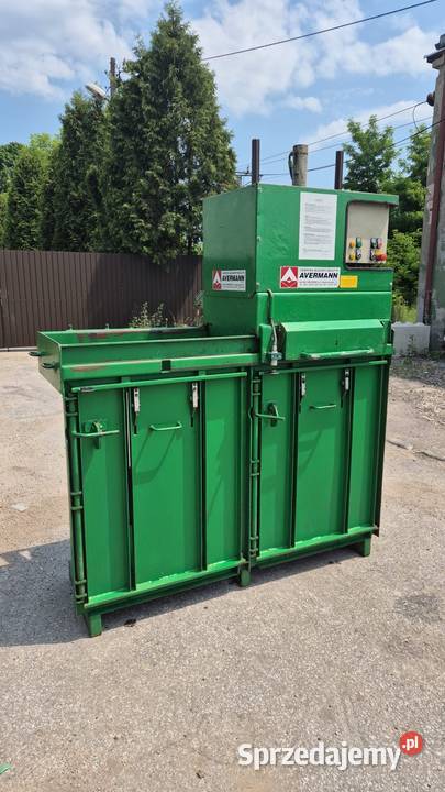 Belownica prasa dwukomorowa do foli kartonu Drzewica