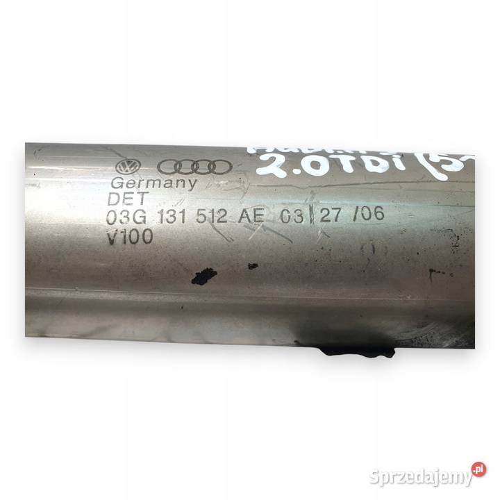 CHŁODNICA SPALIN Audi A3 8P 20 TDI oryginał osobowe Chełm