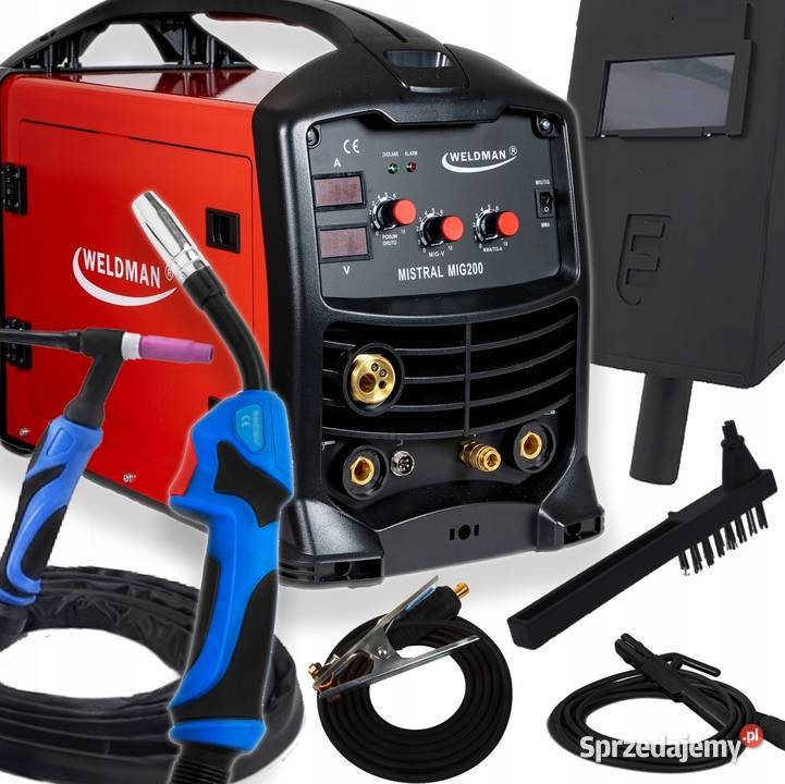 Spawarka Weldman Mistral Mig 200 MMA TIG DC 3w1 Inczew