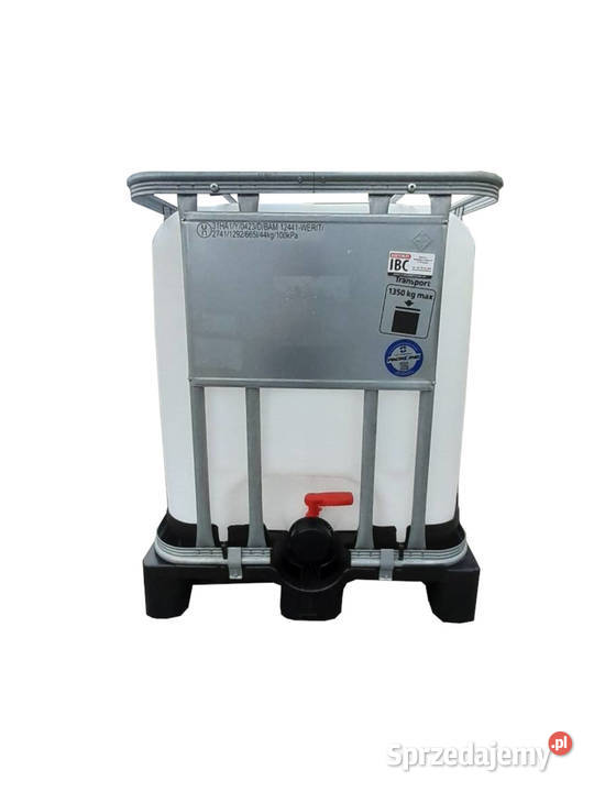 Zbiornik IBC mauser paletopojemnik 600 l używany łódzkie Walichnowy sprzedam