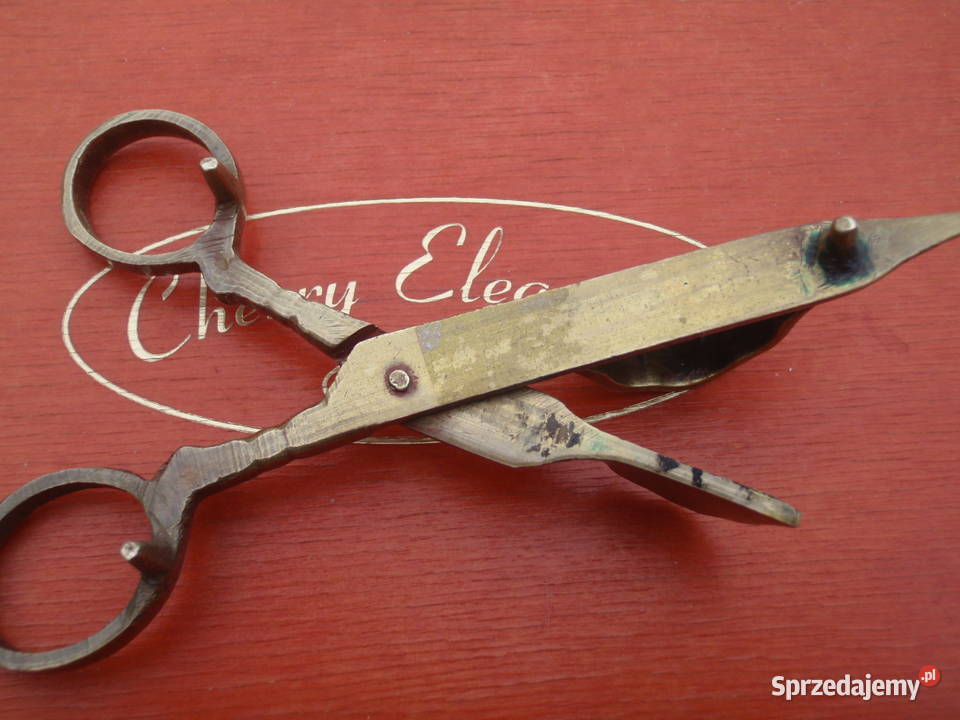 Nozyczki do gaszenia swiecy vintage mosiadz Kraków sprzedam