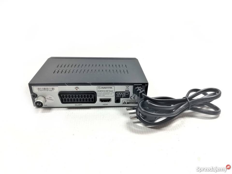 DEKODER MANTA DVBT010 HDMI USB MPEG2 MPEG4 Tunery Strzelin sprzedam