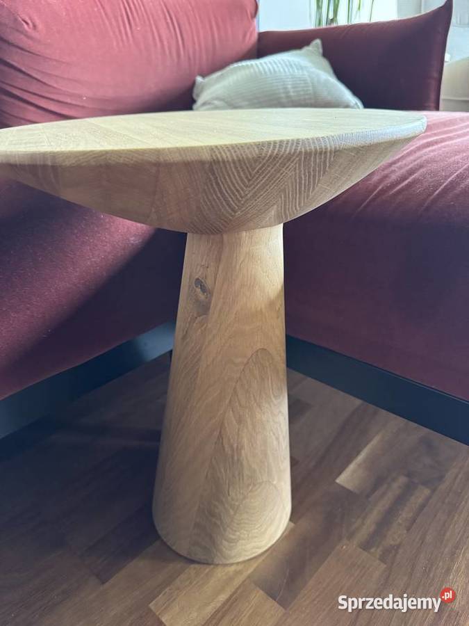 Kawowy nocny boczny pomocniczy Halden Rumi owal 40cm Dąbie sprzedam