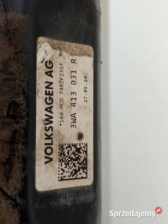 AMORTYZATOR PRAWY PRZÓD 15 HYBRID 3WA413031R