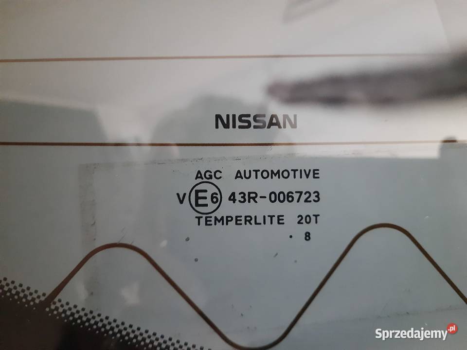 Szyba tylna nissan qashqai J11 z 2018r ciemna Tylne