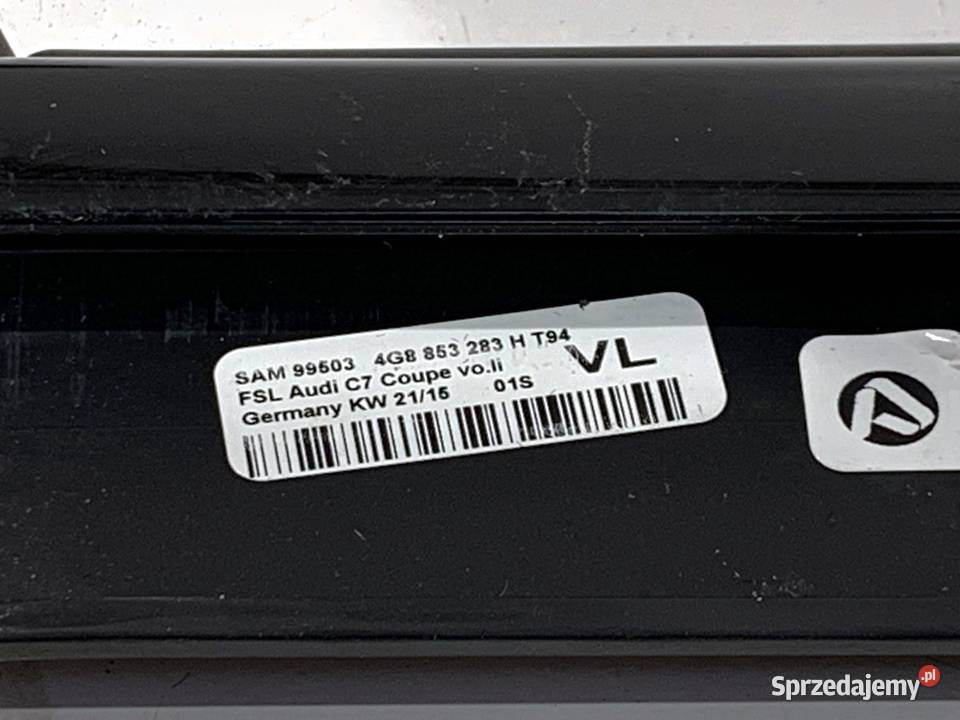 LISTWA ZGARNIAJĄCA PRZÓD LEWY AUDI A7 4G