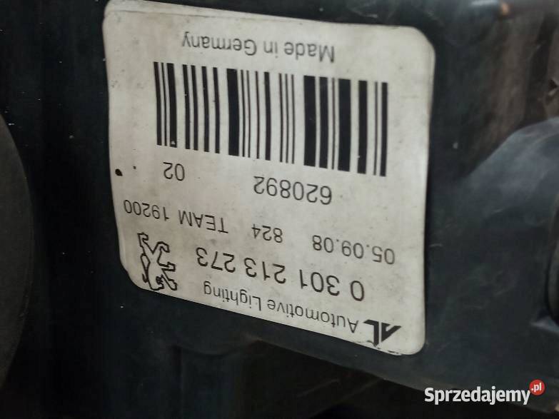 LAMPA PRZÓD LEWA EU XENON 0301213273 Peugeot 407 świętokrzyskie