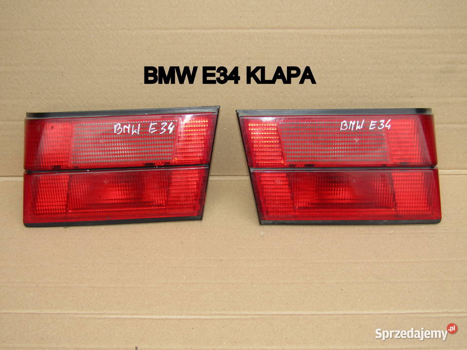 LAMPA TYLNA LEWAPRAWA W KLAPĘ BAGAŻNIKA BMW E34 łódzkie sprzedam