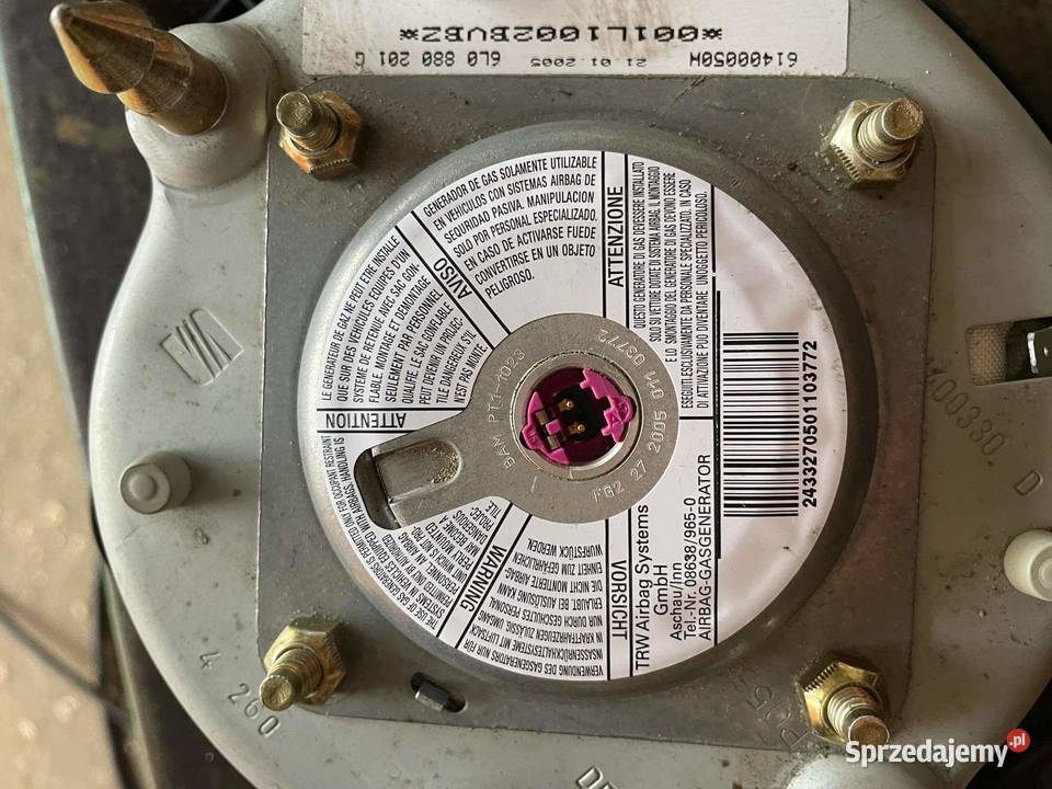 Poduszka powietrzna kierowcy Seat ibiza 3 Augustów