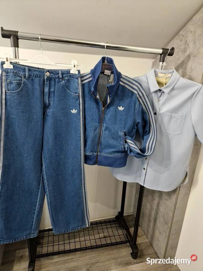 Adidas komplet spodnie bluza Xs S M Żywiec