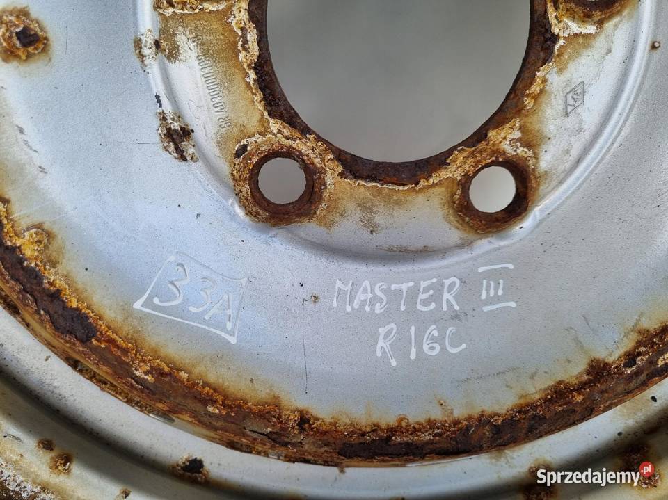 Renault Master III Movano B OPONA KOŁO ZAPASOWE stalowe lubelskie