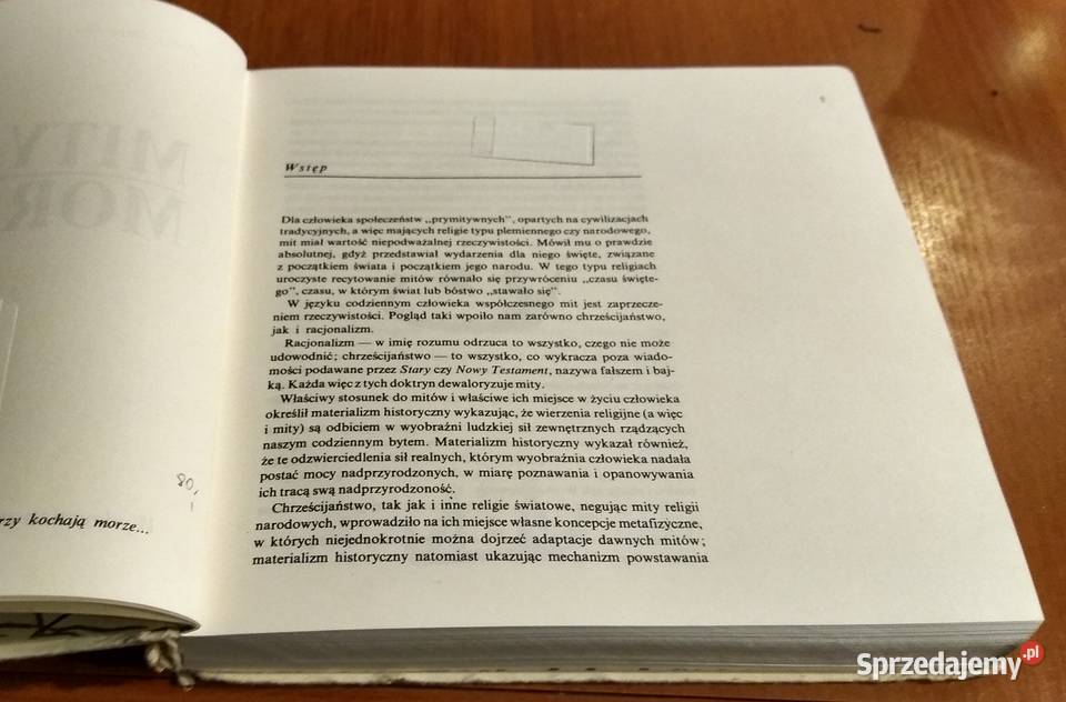 Mity i legendy morskie Zofia Drapella twarda Rok wydania 1972 Gdańsk