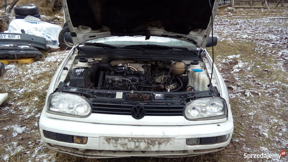 volkswagen golf 3 biały kombi w całości na 75KM Bytów