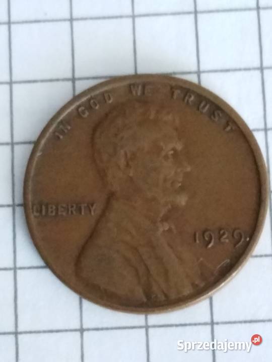 Moneta 1 cent usa Lincoln 1929