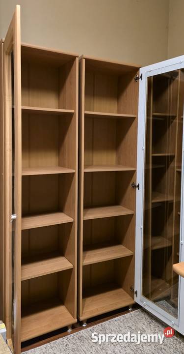 Szklane witrynki z półkami 2 Lublin