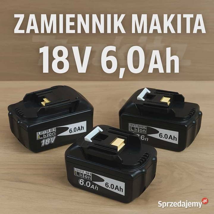 Bateria 18V 60Ah LiIon zamiennik Makita Łask sprzedam