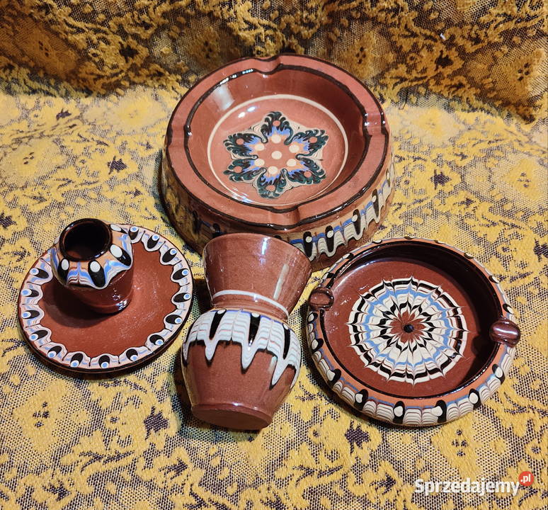Vintage ceramika Bułgaria Trojan lata 70 Pozostałe