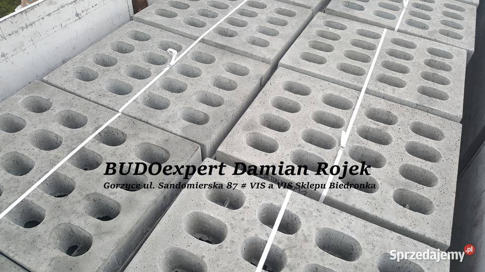 Płyta ażurowa betonowa Meba 60x40x8 60x40x10 Materiały budowlane