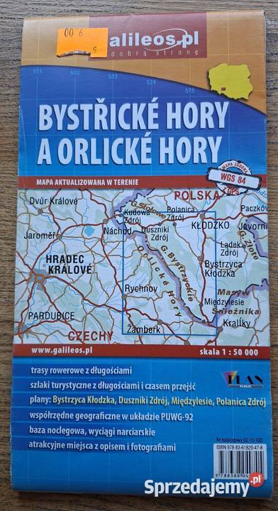 Góry Bystrzyckie i Góry Orlickie 150 000 małopolskie Kraków