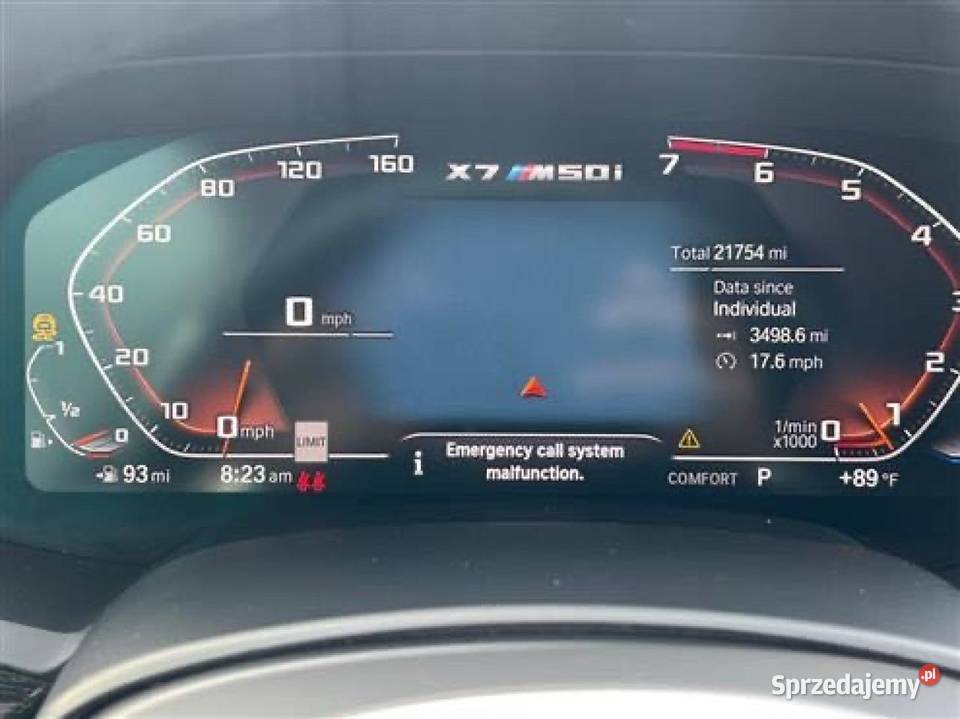 2021 BMW X7 M50I 4400cm3 X7 Bełchatów