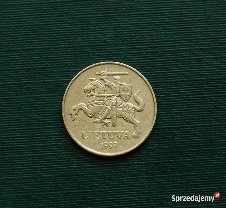 Litwa 50 centów 1997r śląskie Gliwice