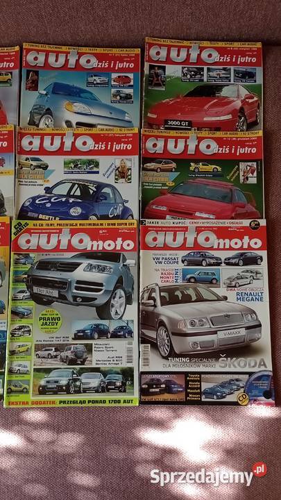 Auto dziś i jutro Auto moto archiwalne numery miękka Pacierzów