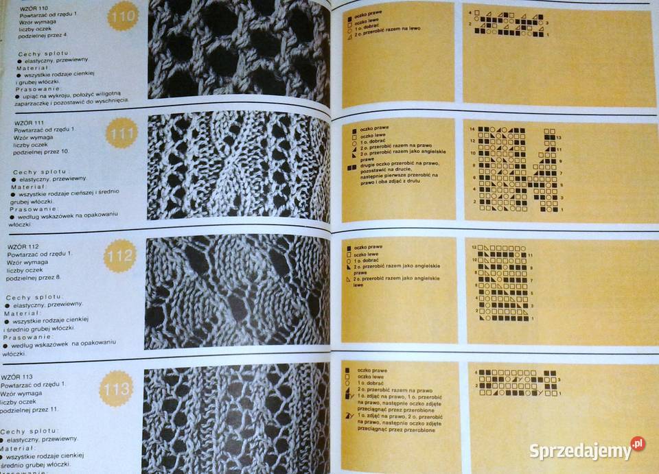Nauka dziewiarstwa ręcznego również leworęczny Książki i Podręczniki Chełm