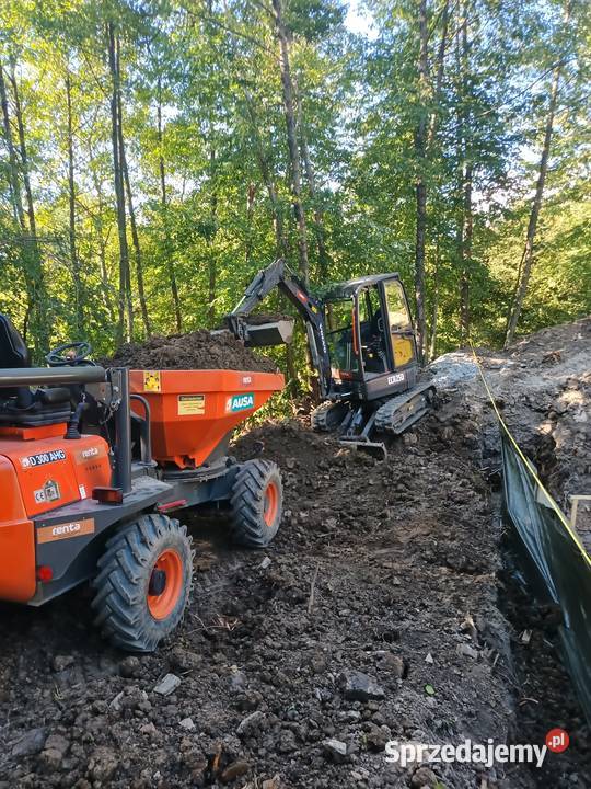 Usługi koparką 75 tony usługi koparką 25 tony Remont i budowa Kraków usługi budowlane