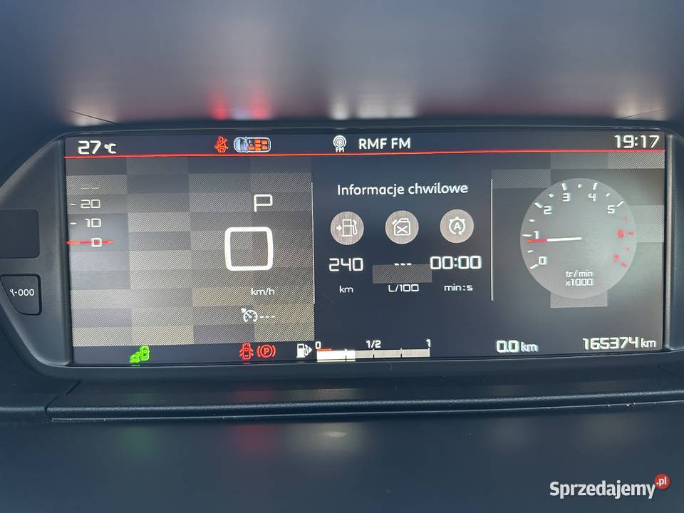 Citroen C4 Grand Picasso II salon drugi C4 Grand Picasso łódzkie Kaszewice