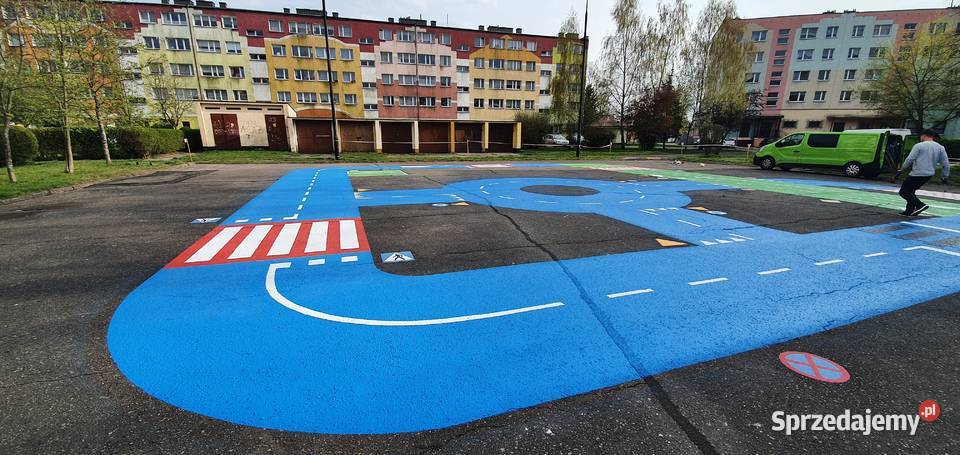 Miasteczko rowerowe CITY3 18x29 m Stacjonarne Kielce