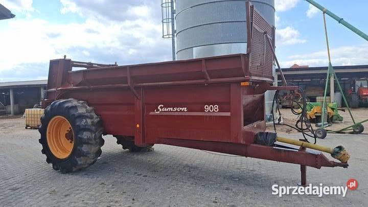 Rozrzutnik obornika samson Sp 908 Rozrzutniki obornika Rembieszyce