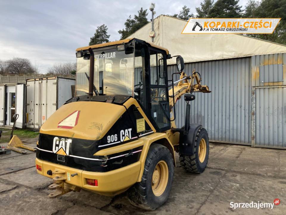 CAT 906 maszyna do rozbiórki na części pokrywa pomorskie Kosakowo sprzedam