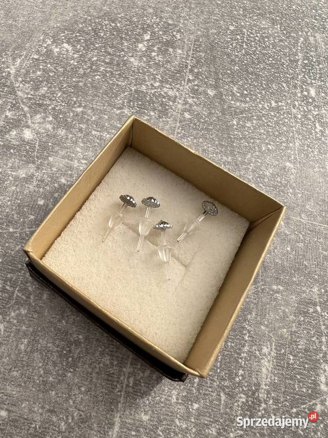 Kolczyki srebrne słońca słońce z uśmiechem Zegarki i Biżuteria