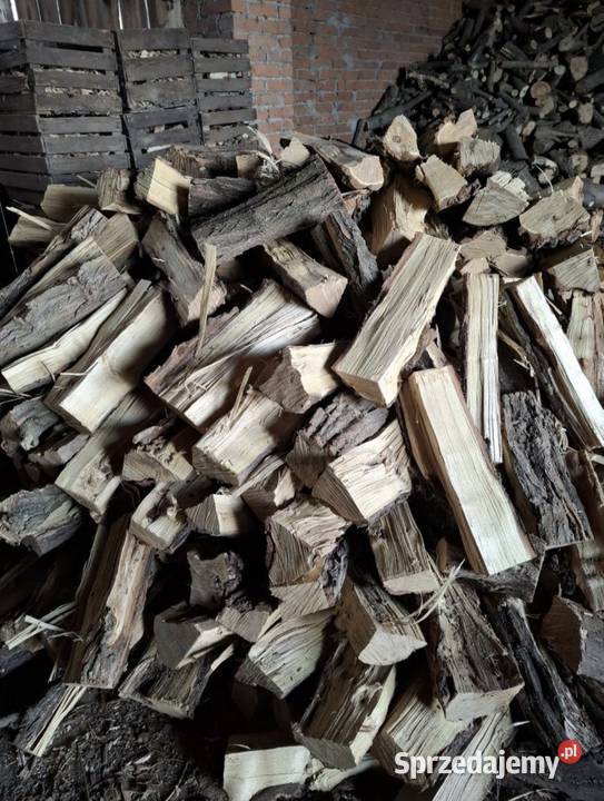 Drewno drzewo kominkowe opałowe akacja Milczany