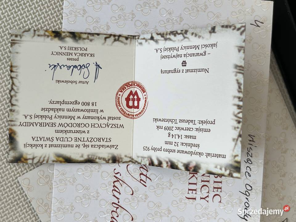 Kolekcja Starożytne cuda świata SREBRO 7 Jastrzębie-Zdrój