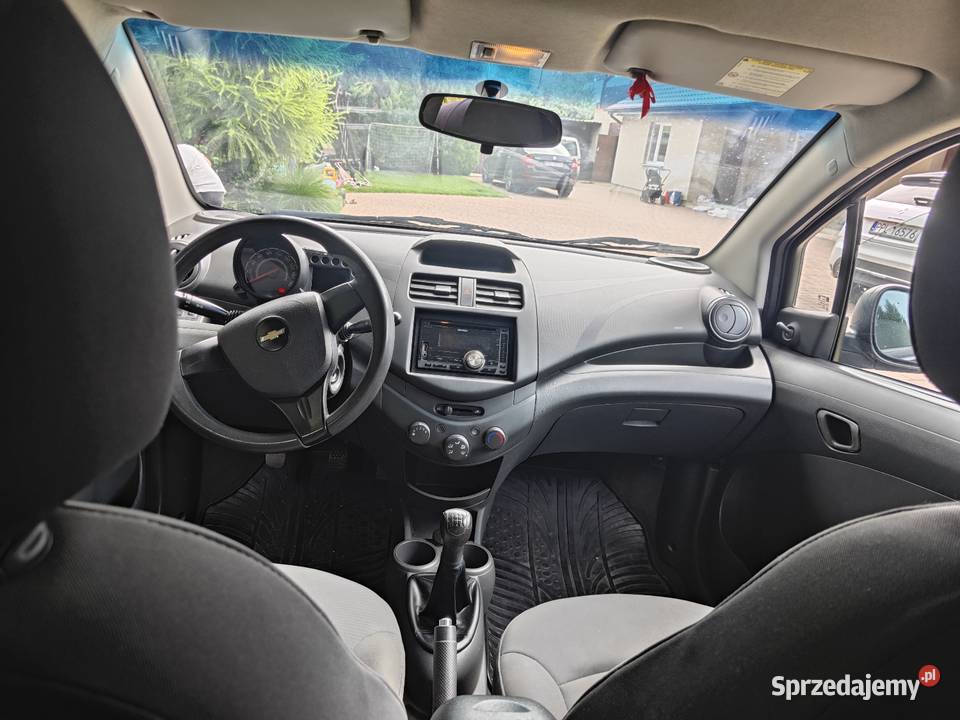 Chevrolet Spark 10 68 2009 160 przebiegu wielkopolskie Chocz
