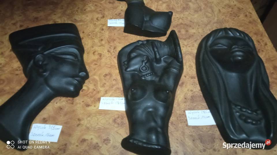 4 figurki gipsowe z lat 80 sprzedam Wrocław sprzedam