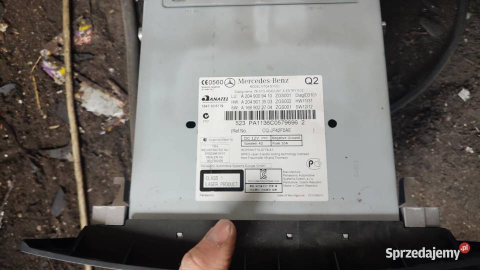 Radio nawigacja a2049009410 Mercedes w204 Książ Wielkopolski
