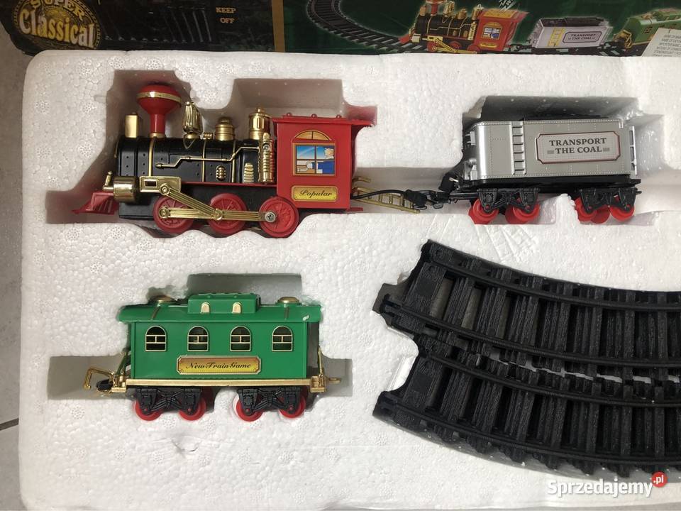 Pociąg CHOOCHOO w stylu vintage z torami 240 Kolejki i tory Inowrocław